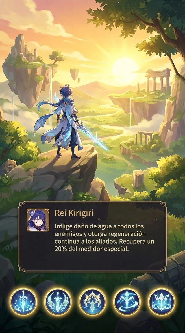 La misma pantalla del juego traducida al español en la ventana flotante
